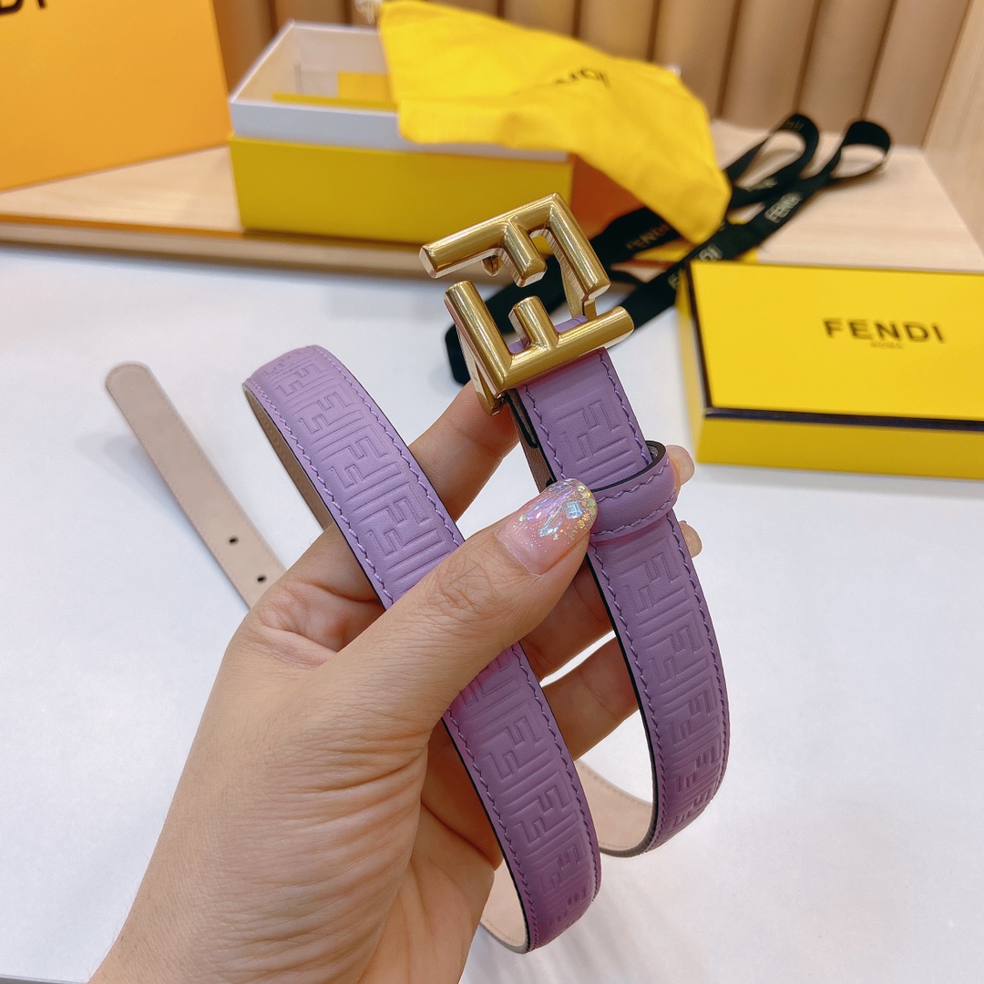 芬迪FENDI双面原版皮腰带采用原版