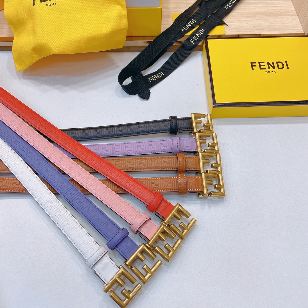 芬迪FENDI双面原版皮腰带采用原版