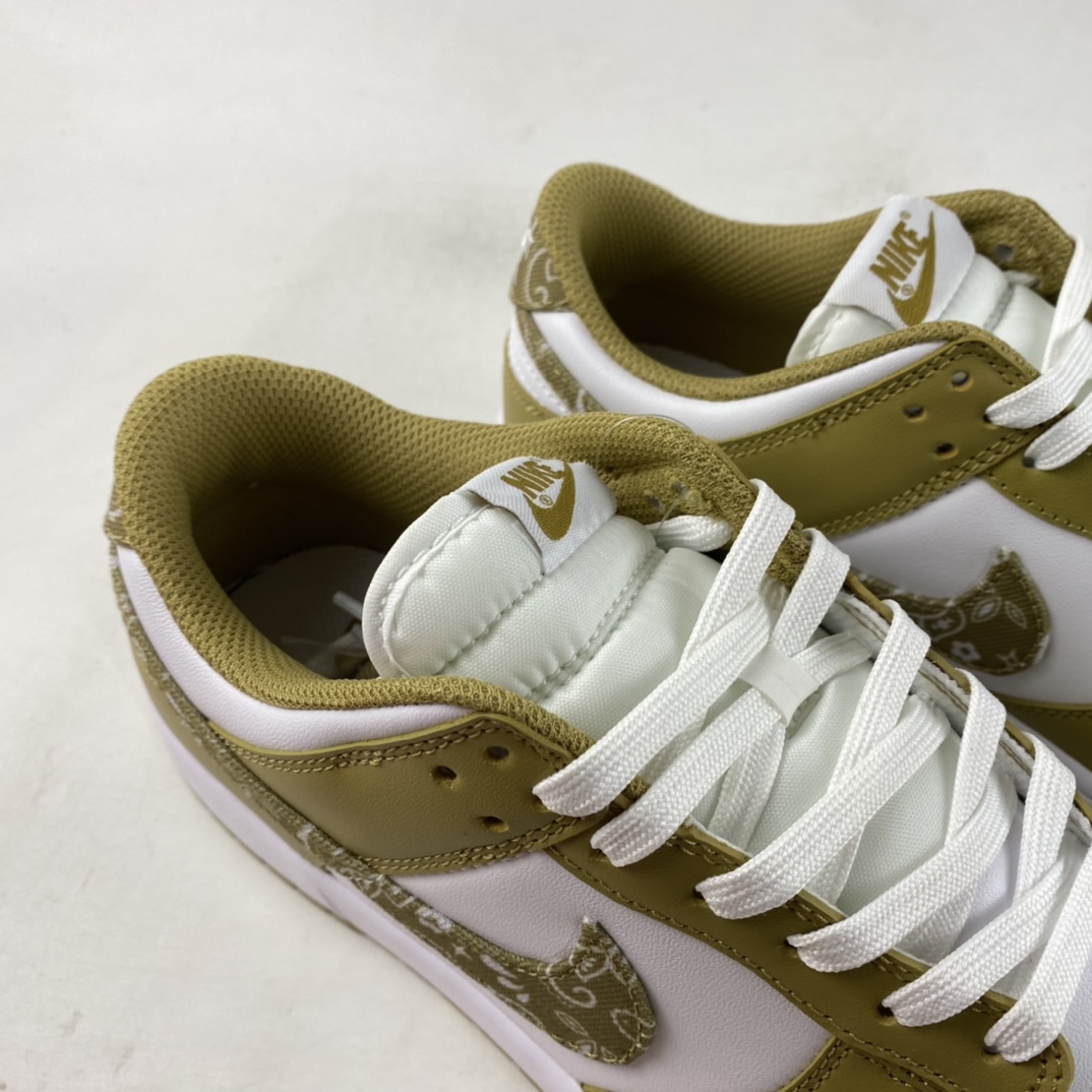 P280 Nike Dunk Low ESS ”Barley Paisley” 牛油果绿 腰果花 SB低帮运动休闲板鞋 DH4401-104