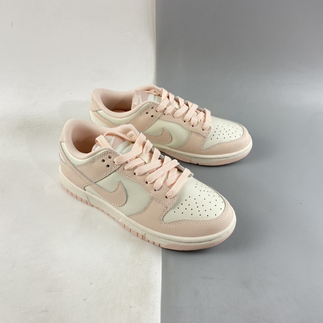 P320 Nike Dunk Low 樱花粉 SB扣碎篮板时尚休闲板鞋 DD1503-102