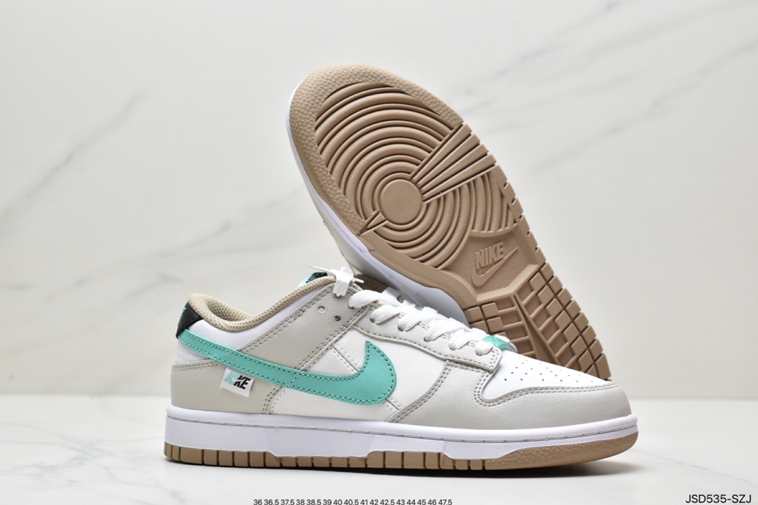 200 耐克Nike Dunk Low 白粉 粉色鞋扣 DX6060-121