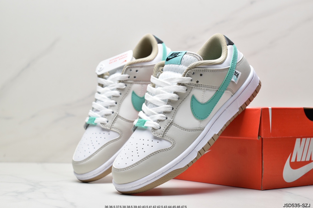 200 耐克Nike Dunk Low 白粉 粉色鞋扣 DX6060-121