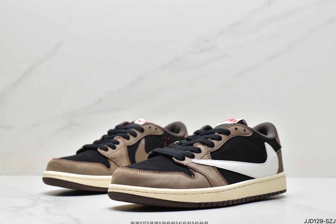 130 耐克Nike Air Jordan 1 Low OG SP”Khaki Green”AJ1乔丹一代