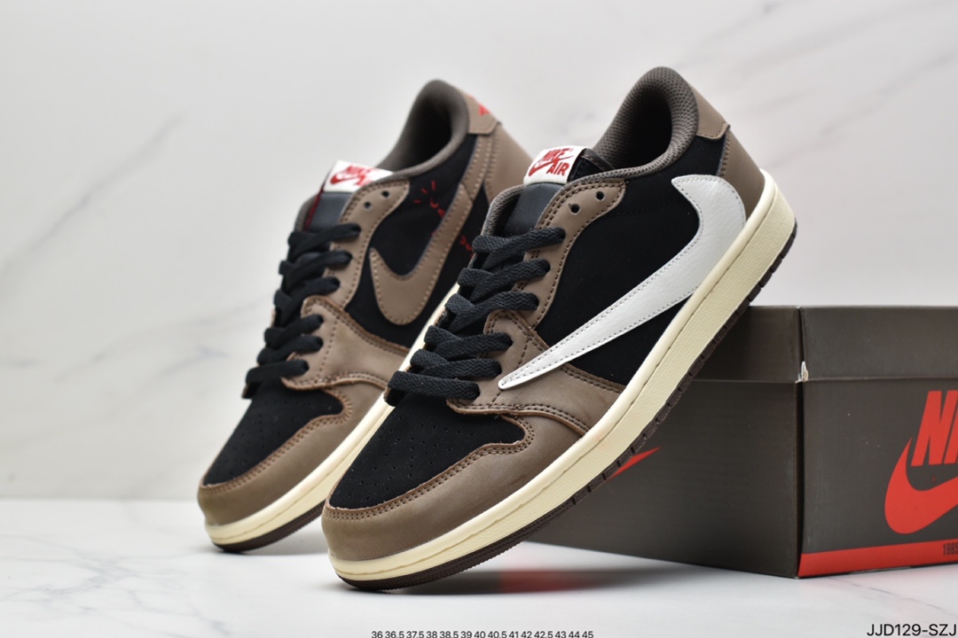 130 耐克Nike Air Jordan 1 Low OG SP”Khaki Green”AJ1乔丹一代