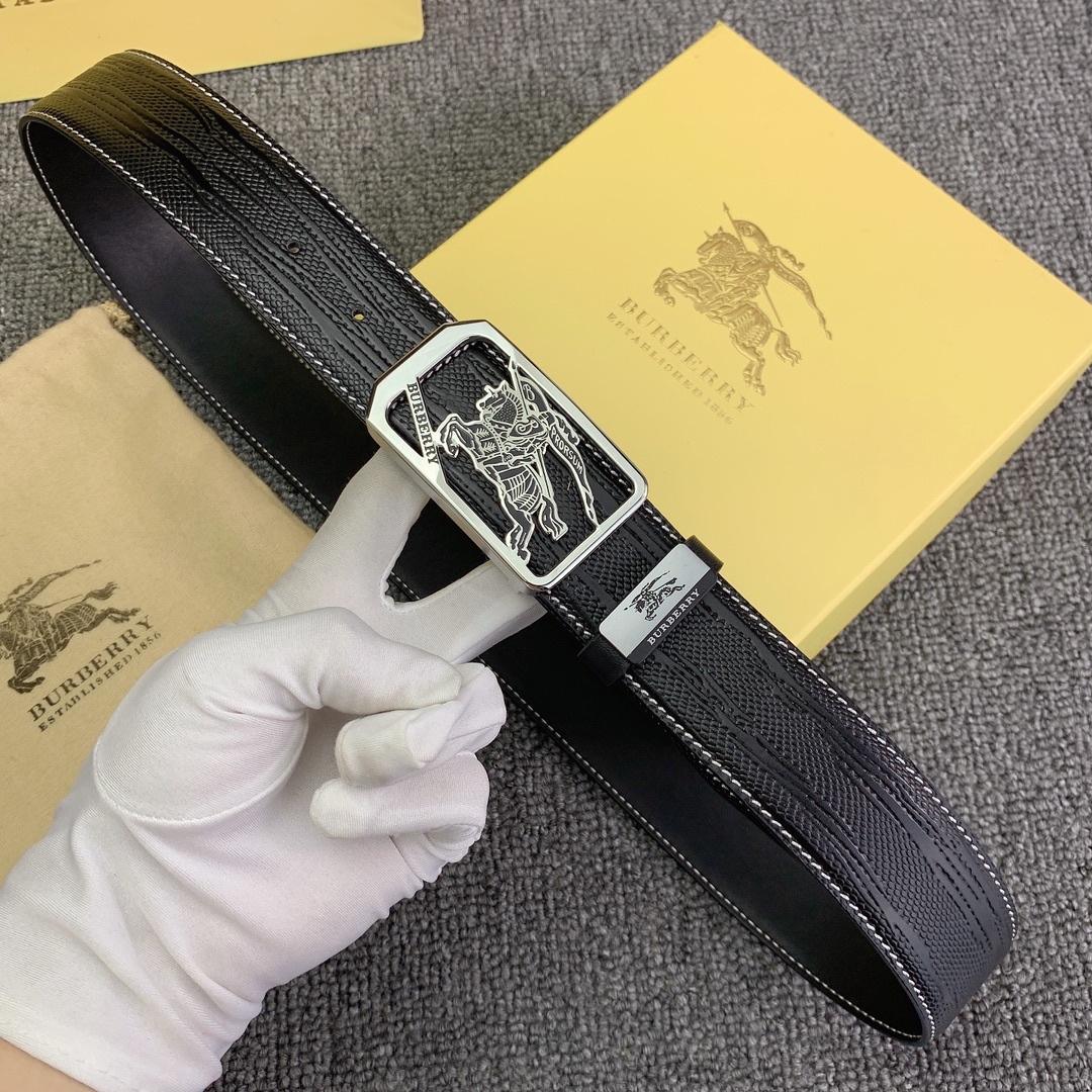 品名巴宝莉原单材质原单牛皮腰带百分百