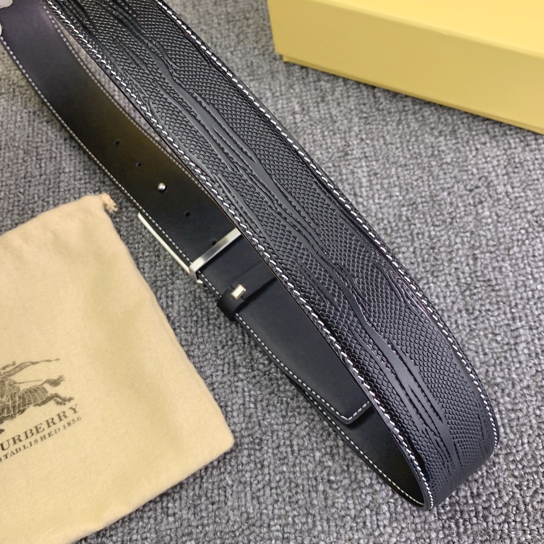 品名巴宝莉原单材质原单牛皮腰带百分百