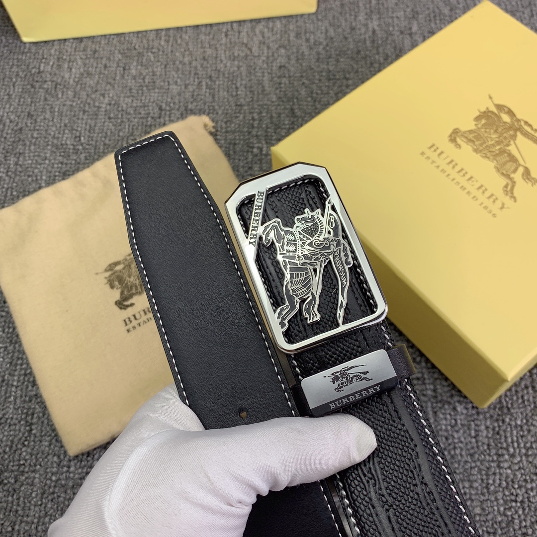 品名巴宝莉原单材质原单牛皮腰带百分百