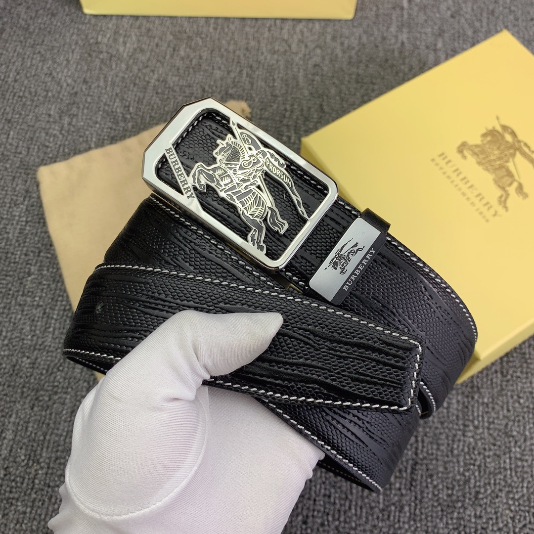 品名巴宝莉原单材质原单牛皮腰带百分百