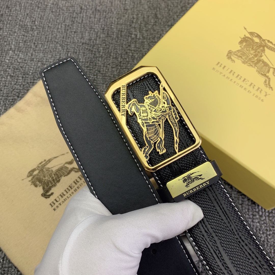 品名巴宝莉原单材质原单牛皮腰带百分百