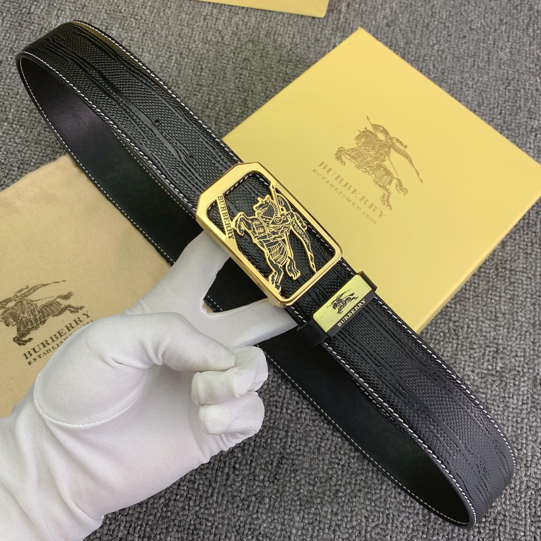 品名巴宝莉原单材质原单牛皮腰带百分百
