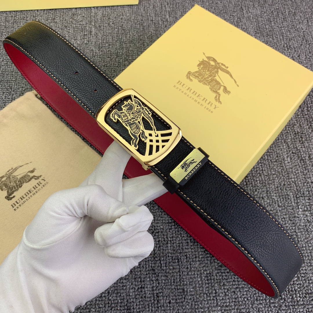 品名巴宝莉原单材质原单牛皮腰带百分百