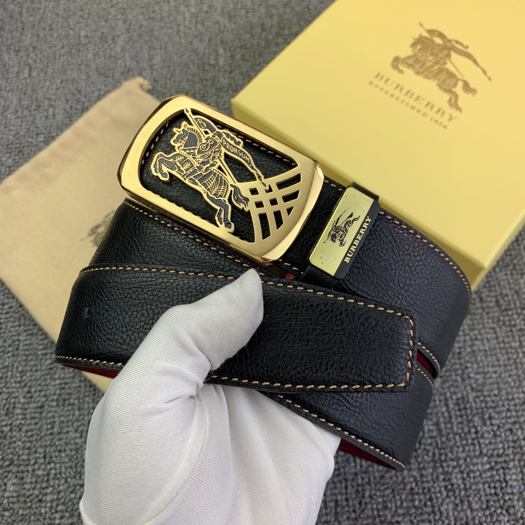 品名巴宝莉原单材质原单牛皮腰带百分百
