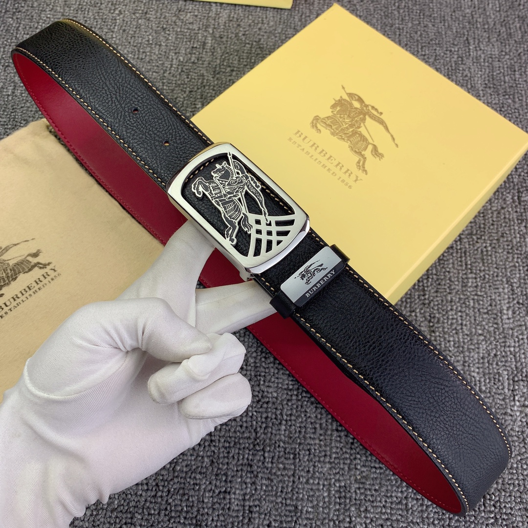 品名巴宝莉原单材质原单牛皮腰带百分百