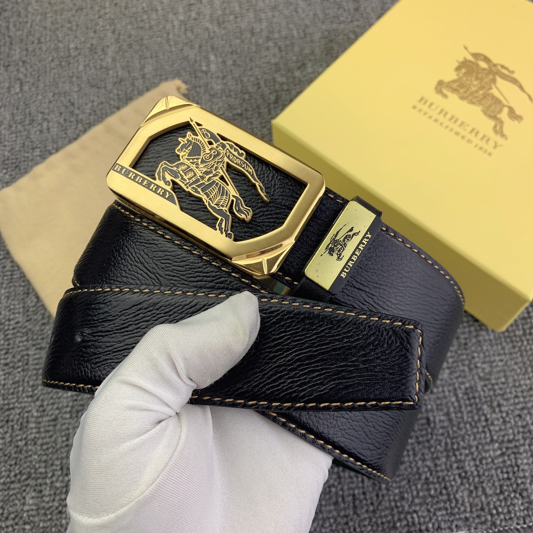 品名巴宝莉原单材质原单牛皮腰带百分百