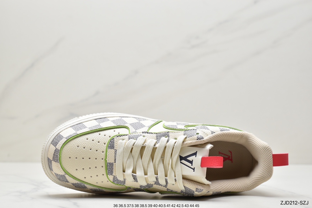 240 耐克Nike Air Force1 空军一号白蓝低帮休闲板鞋1A9V8H
