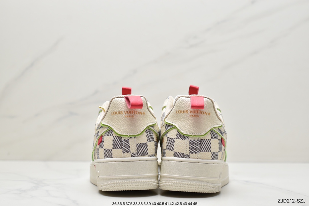 240 耐克Nike Air Force1 空军一号白蓝低帮休闲板鞋1A9V8H