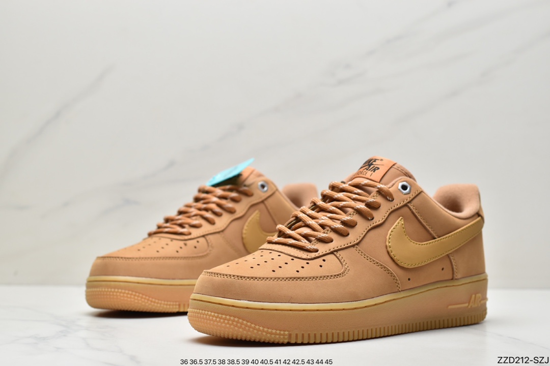 250 2019 全新空军新小麦Air Force 1 Low 07 LV8”Wheat / Flax”空军一号CJ9179-200