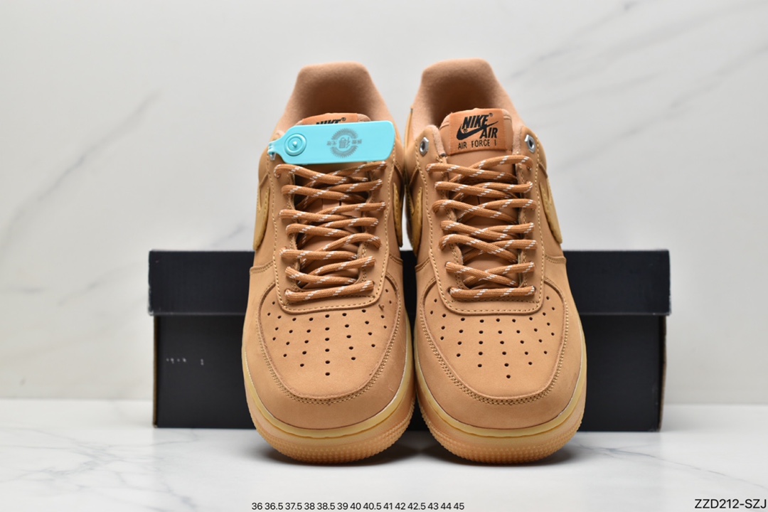 250 2019 全新空军新小麦Air Force 1 Low 07 LV8”Wheat / Flax”空军一号CJ9179-200