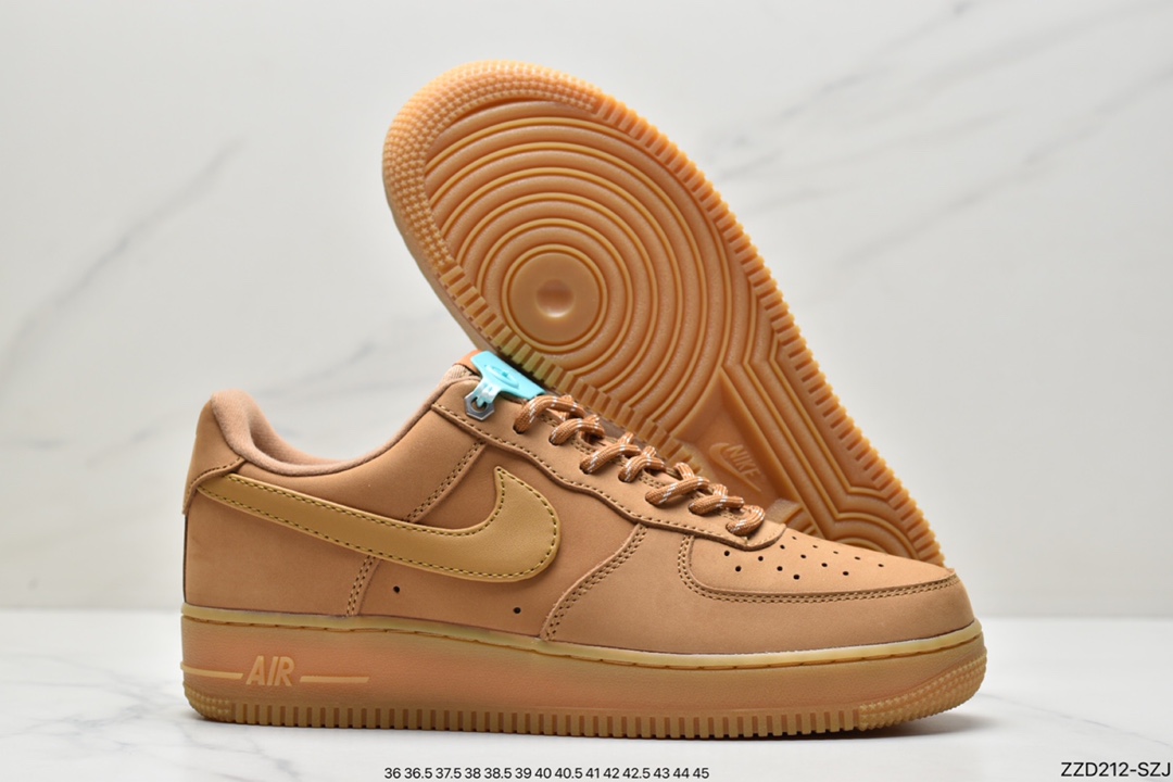 250 2019 全新空军新小麦Air Force 1 Low 07 LV8”Wheat / Flax”空军一号CJ9179-200