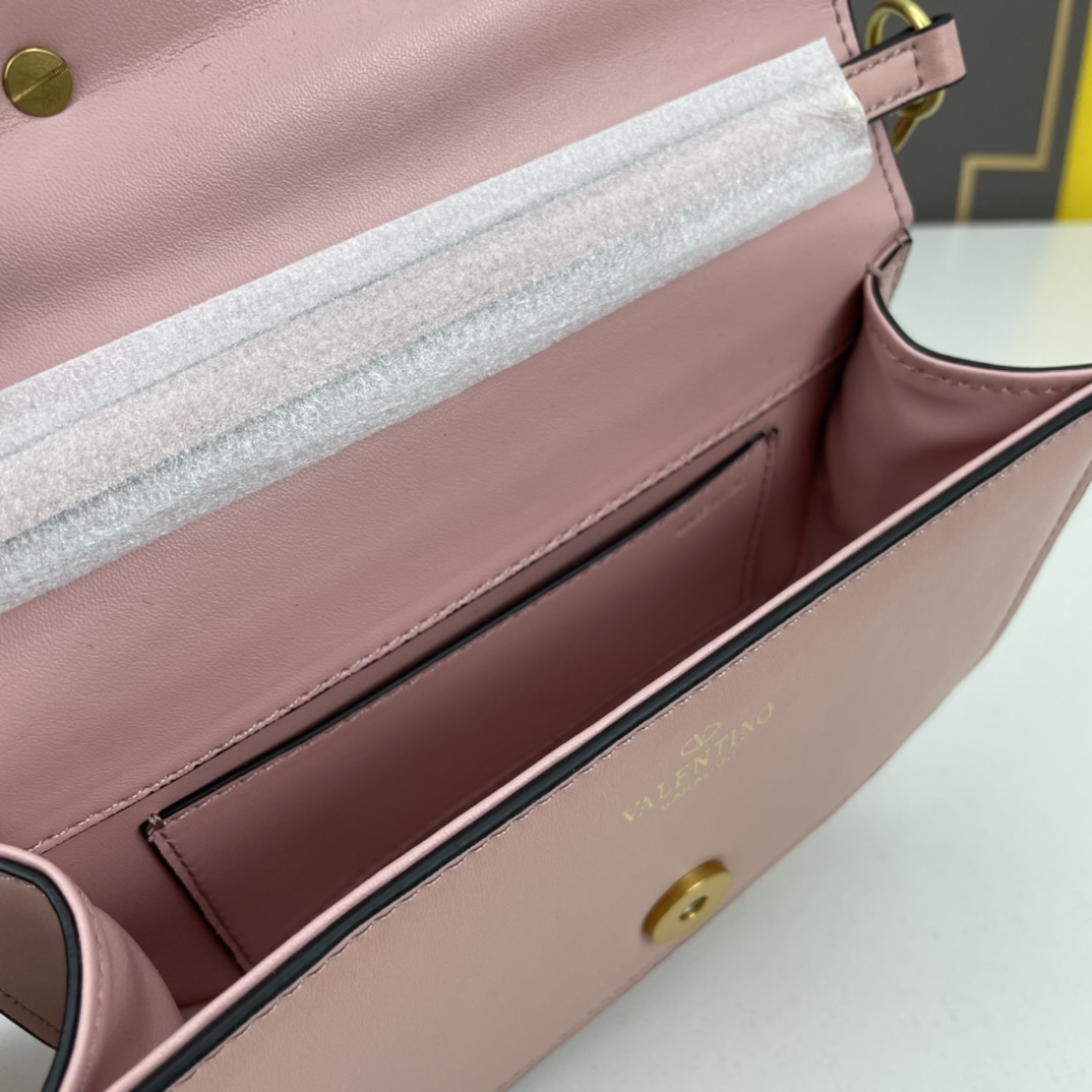小号VALENTINO MINI LOCÒ仿水晶装饰手袋-VLogo Signature施华洛世奇®仿水