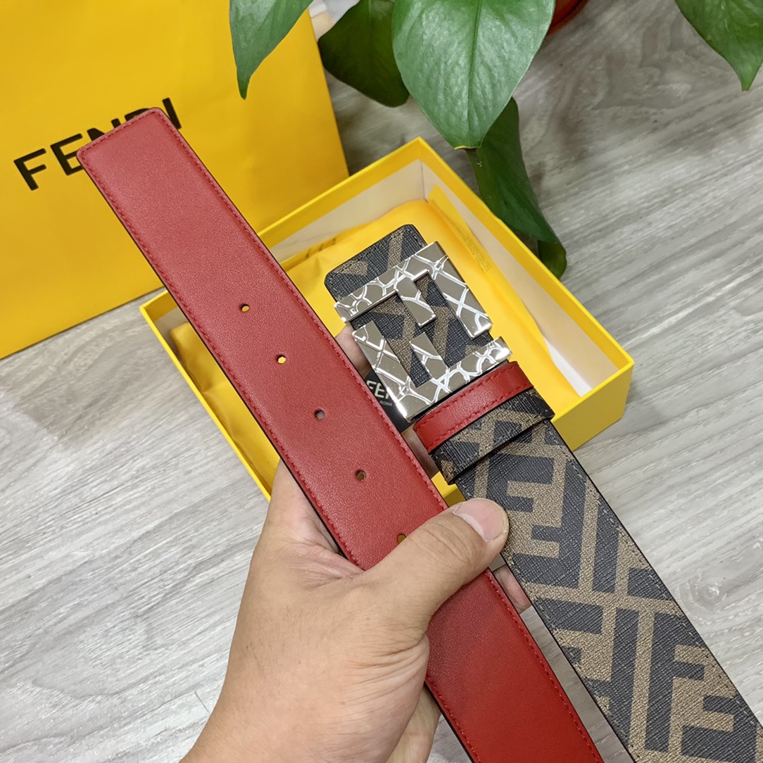 FENDI芬迪专柜同款宽4.0CM双
