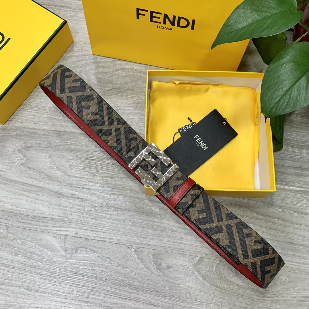 FENDI芬迪专柜同款宽4.0CM双