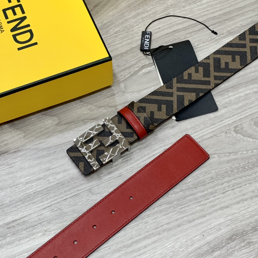 FENDI芬迪专柜同款宽4.0CM双