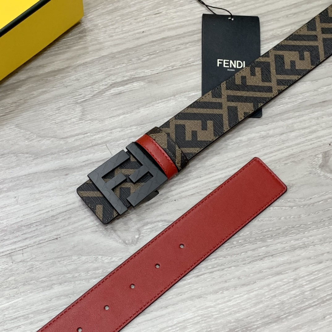 FENDI芬迪专柜同款宽4.0CM双