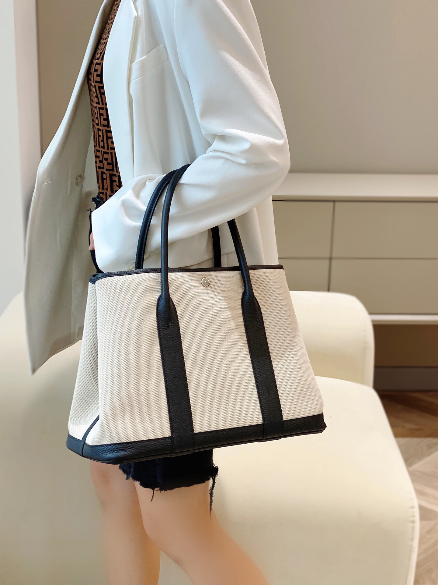 范思哲 Versace 高定经典皮革女包手袋 #249C0B5E 6