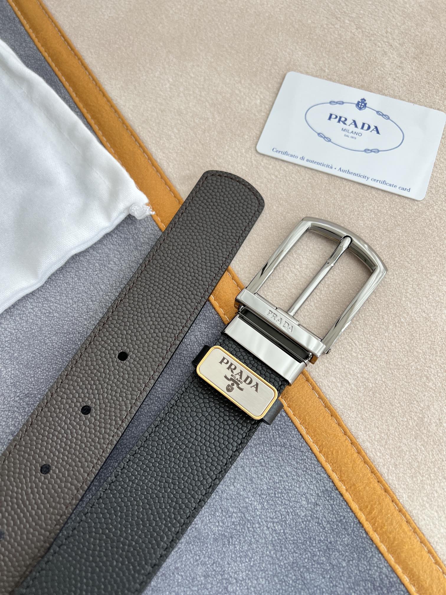 品名普拉达.PRADA️腰带皮带原单