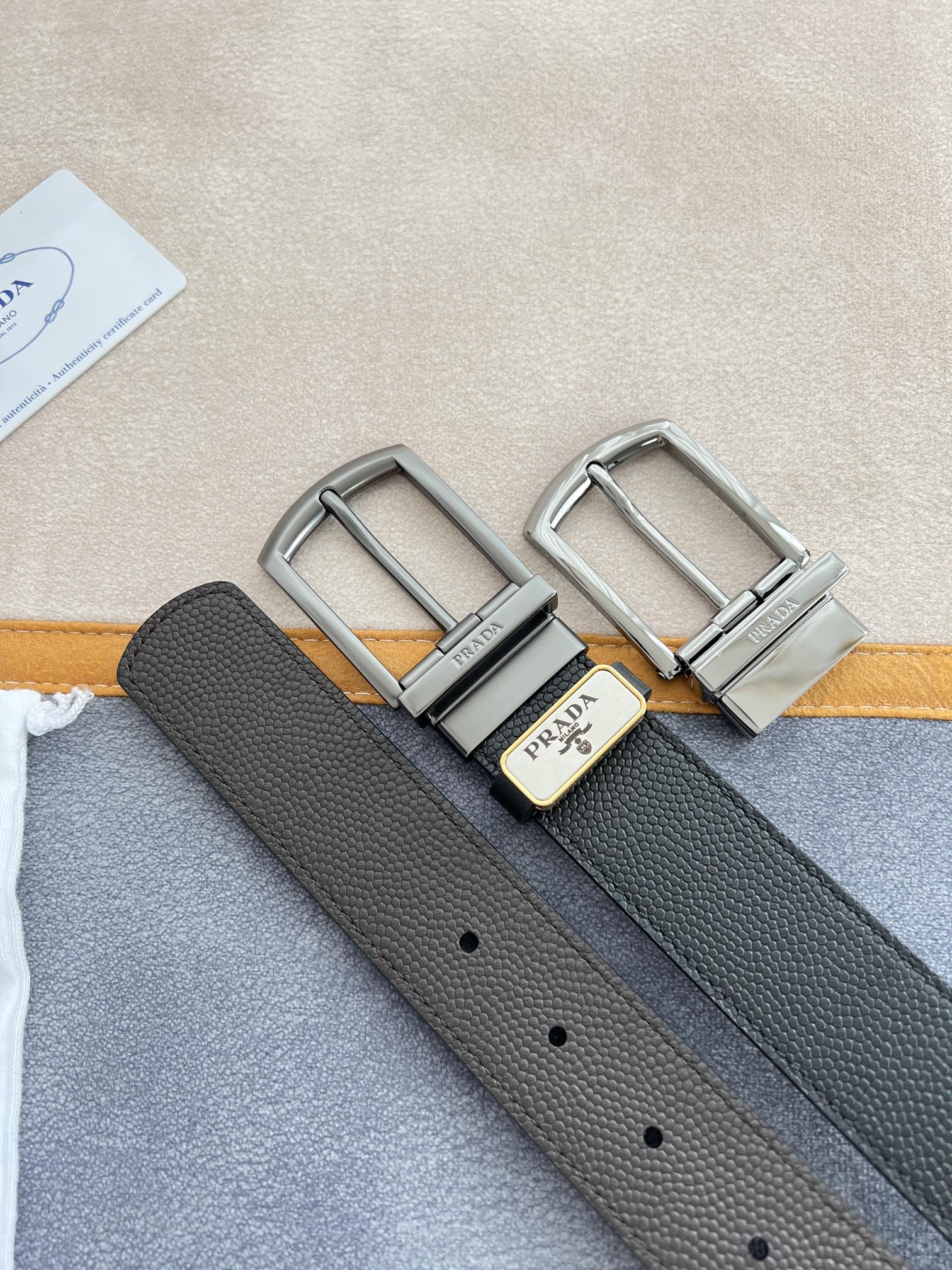 品名普拉达.PRADA️腰带皮带原单