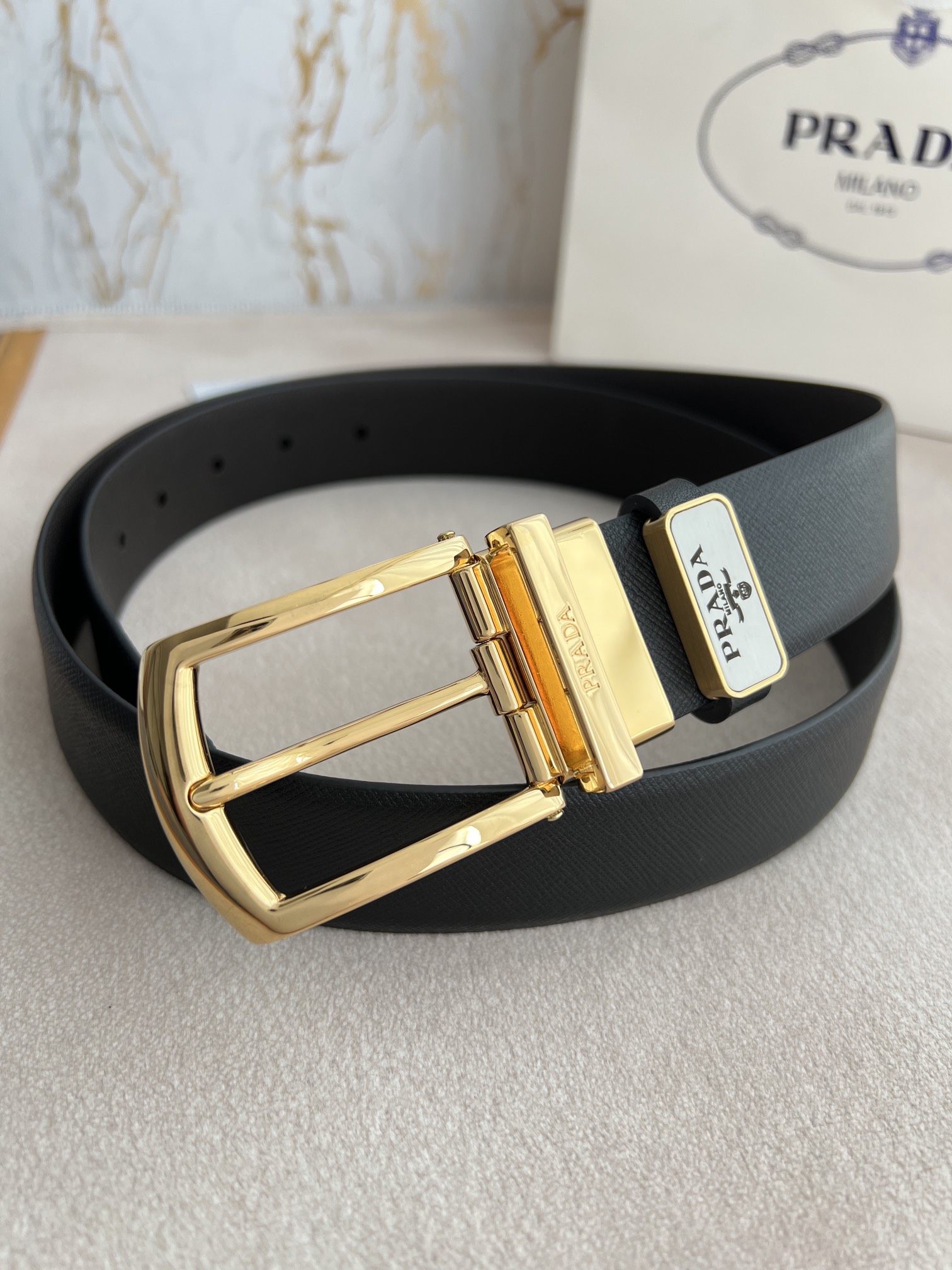 品名普拉达.PRADA️腰带皮带原单