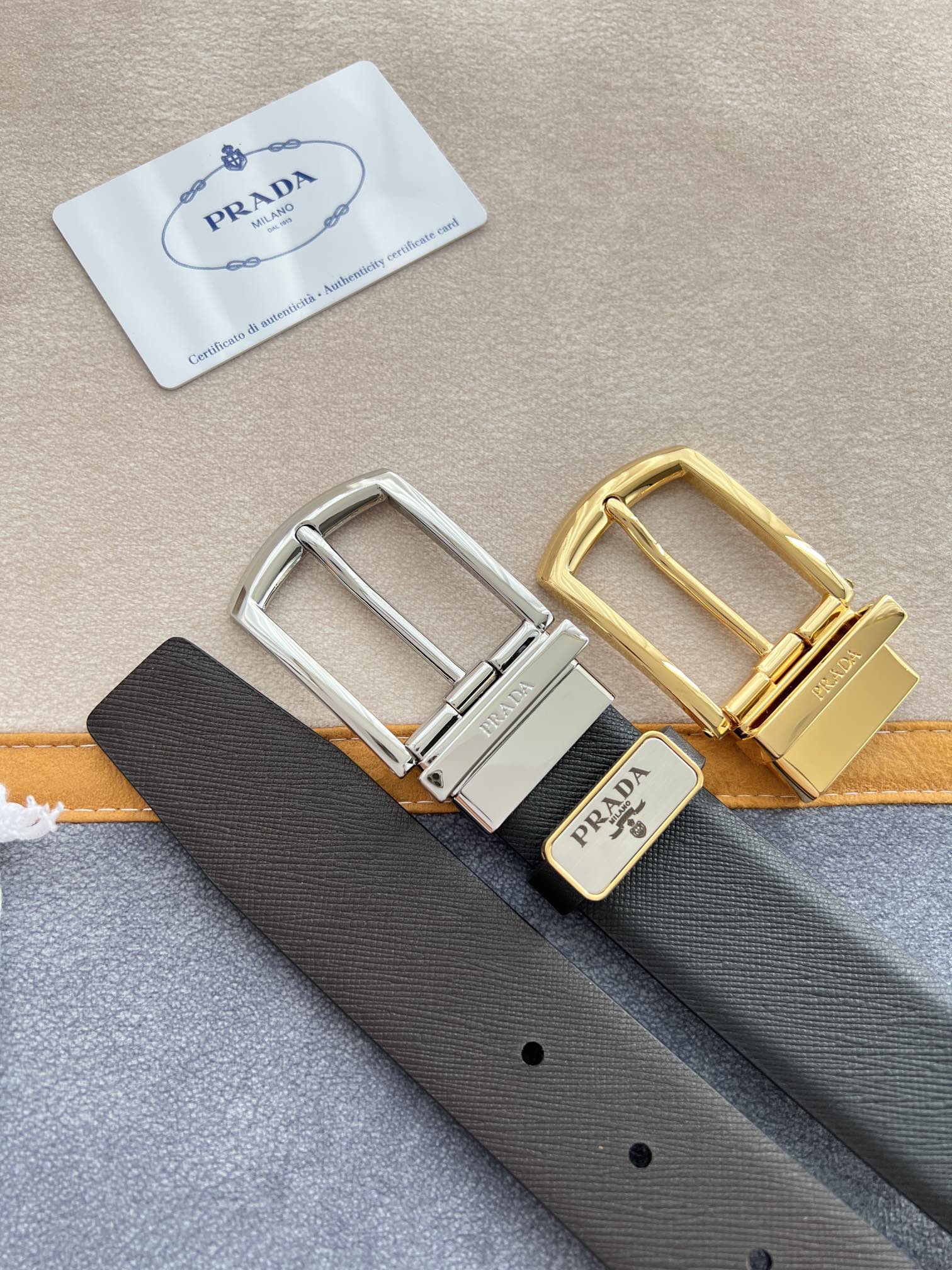 品名普拉达.PRADA️腰带皮带原单