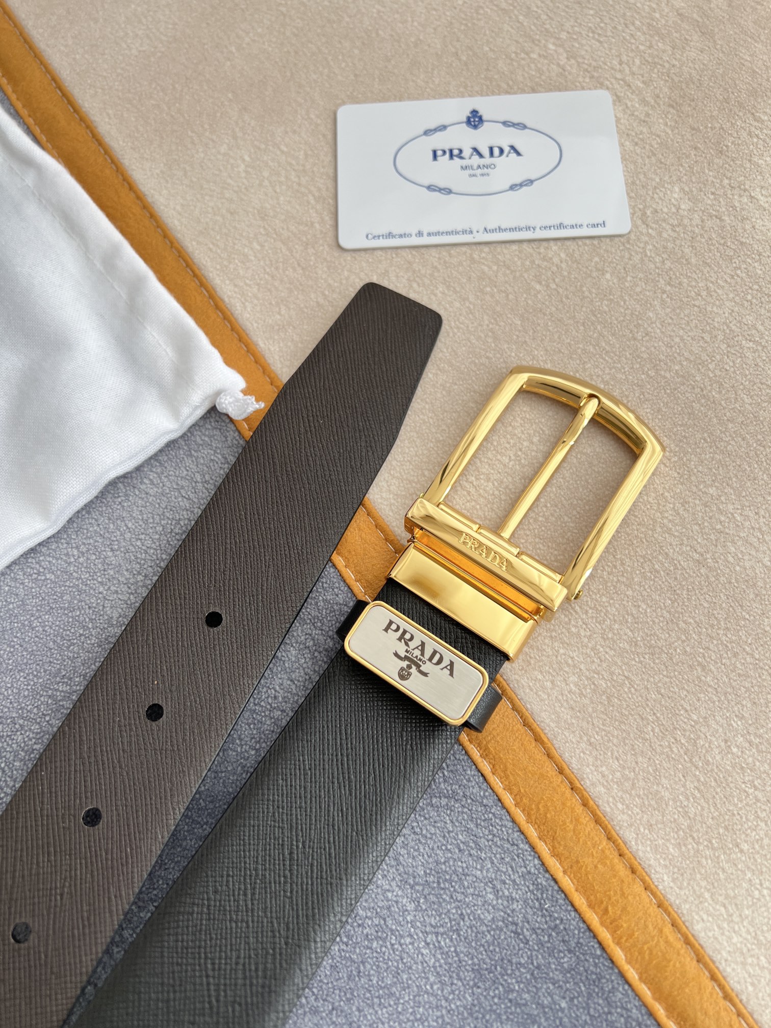 品名普拉达.PRADA️腰带皮带原单
