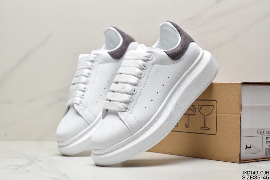 160 Alexander McQueen亚历山大·麦昆 Sole Leather Sneakers低帮553770 WHGP790 9063