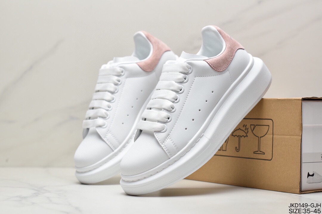 160 Alexander McQueen亚历山大·麦昆 Sole Leather Sneakers低帮553770 WHGP790 9063