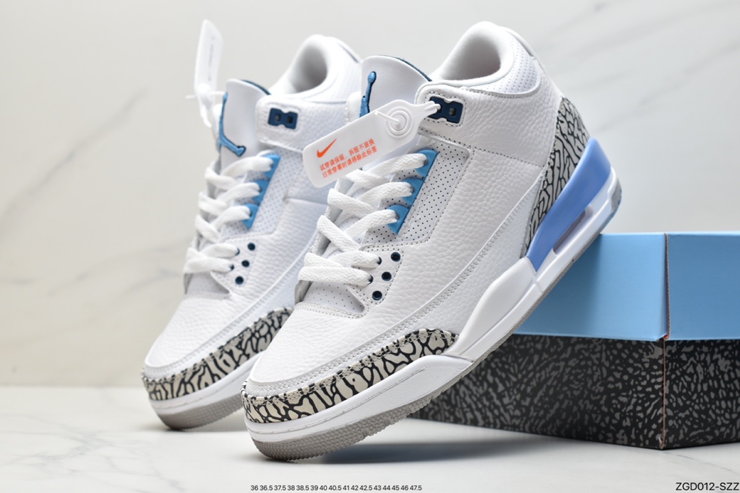 290 Wmns Air Jordan 3 Retro”Atmosphere”迈克尔·乔丹AJ3代中帮复古休闲运动文化篮球鞋CK9246-102