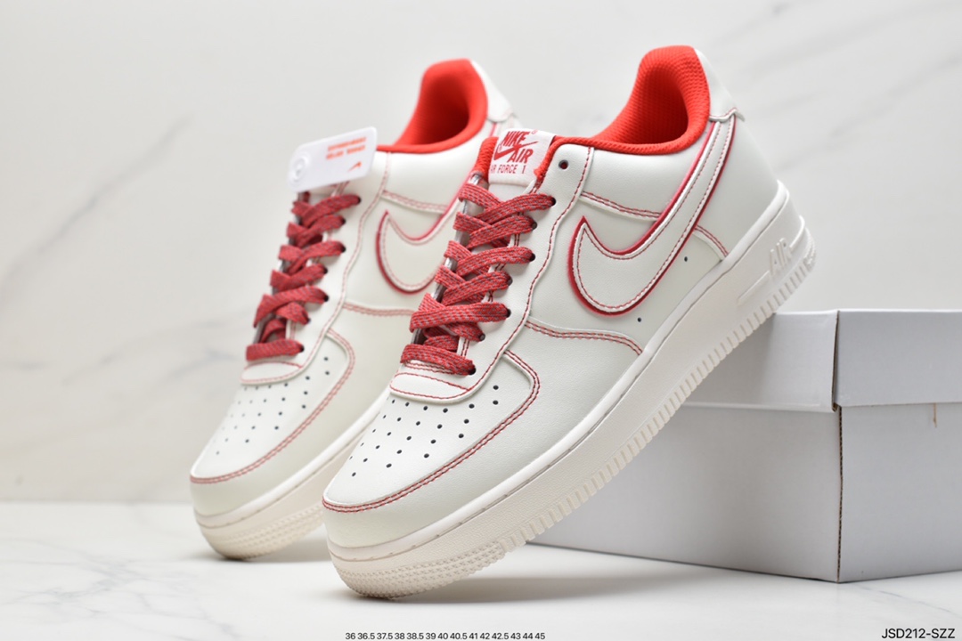 200 耐克Nike Air Force1 空军一号 白蓝低帮休闲板鞋 GU6936-599