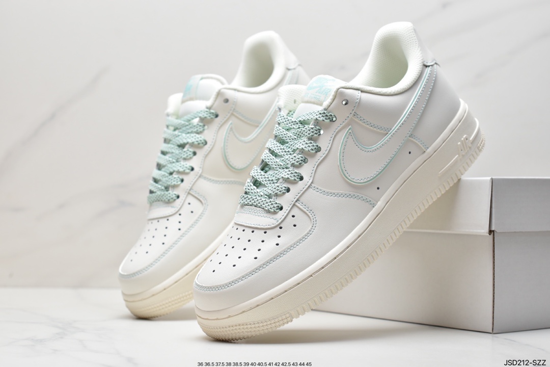200 耐克Nike Air Force1 空军一号 白蓝低帮休闲板鞋 GU6936-599