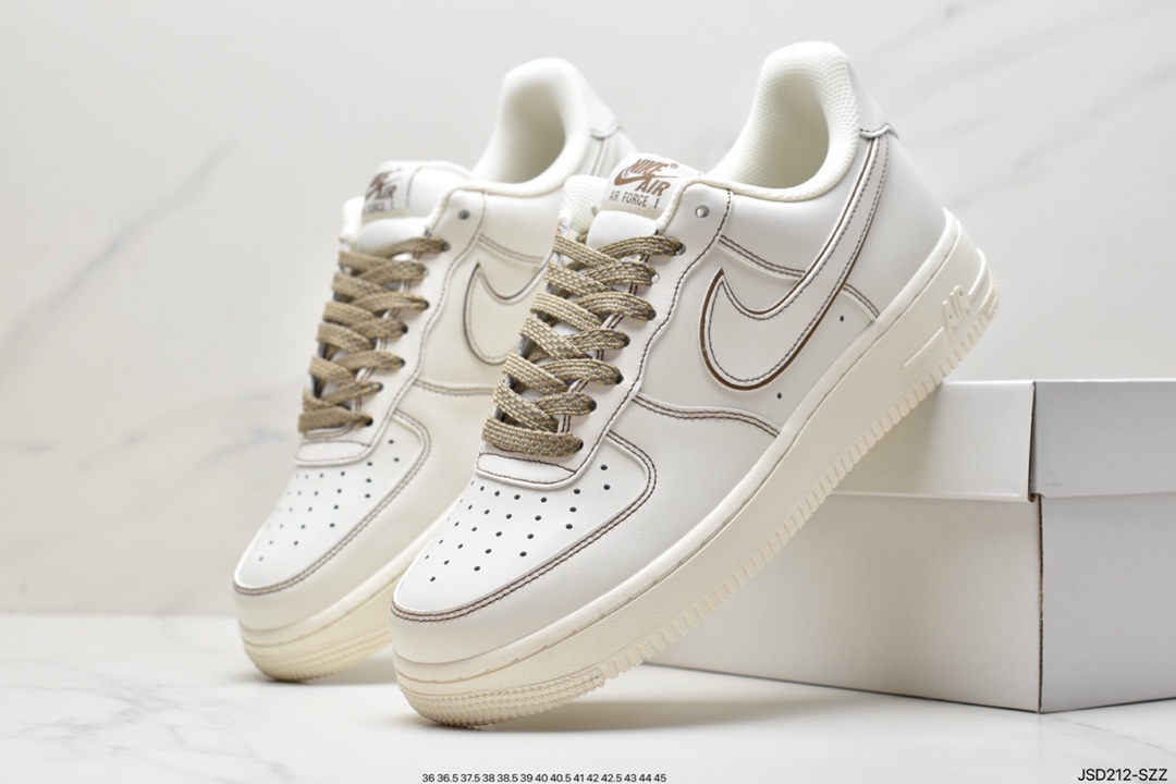 200 耐克Nike Air Force1 空军一号 白蓝低帮休闲板鞋 GU6936-599