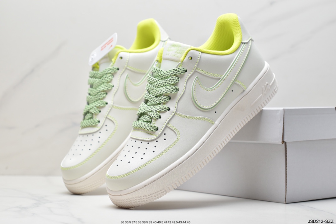200 耐克Nike Air Force1 空军一号 白蓝低帮休闲板鞋 GU6936-599