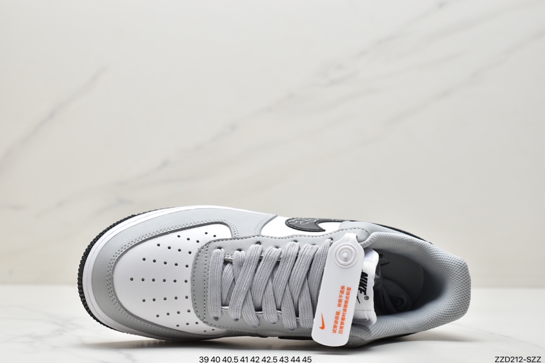 250 耐克Nike Air Force1 空军一号 白蓝低帮休闲板鞋AA0011