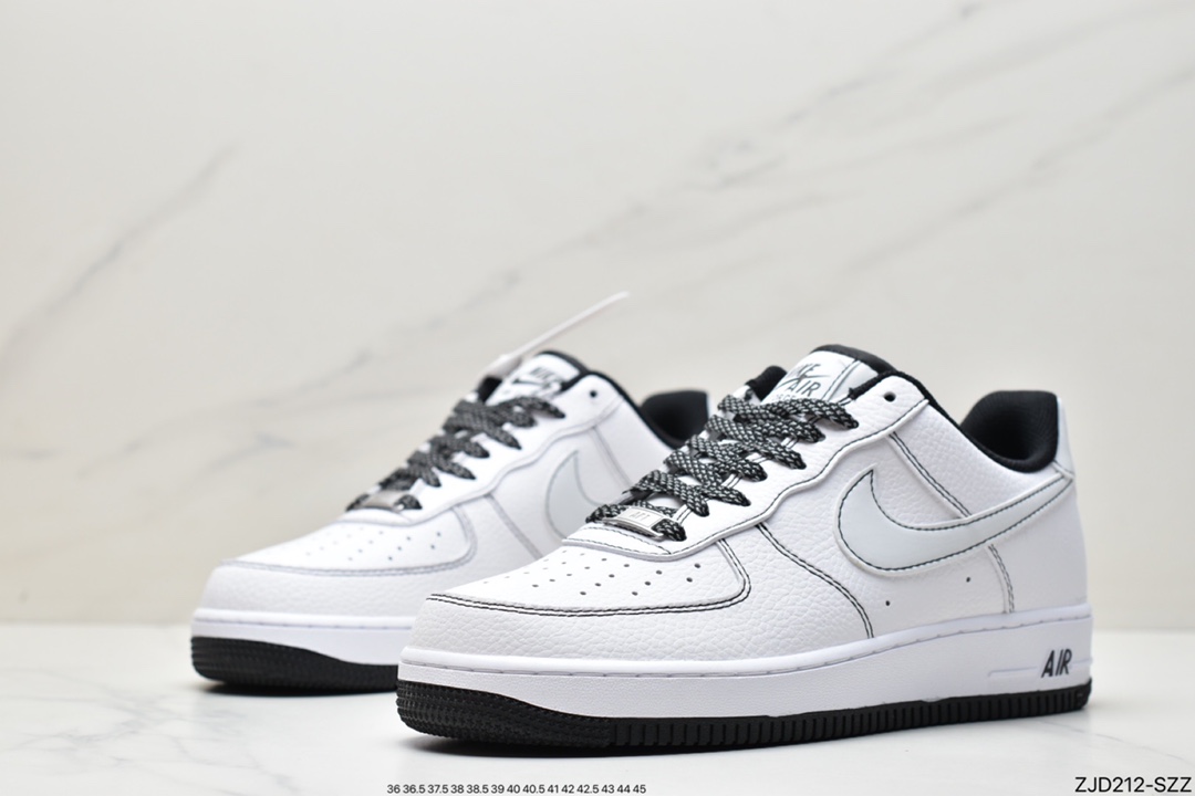 240 耐克Nike Air Force1 空军一号 白蓝低帮休闲板鞋 GU6936-599