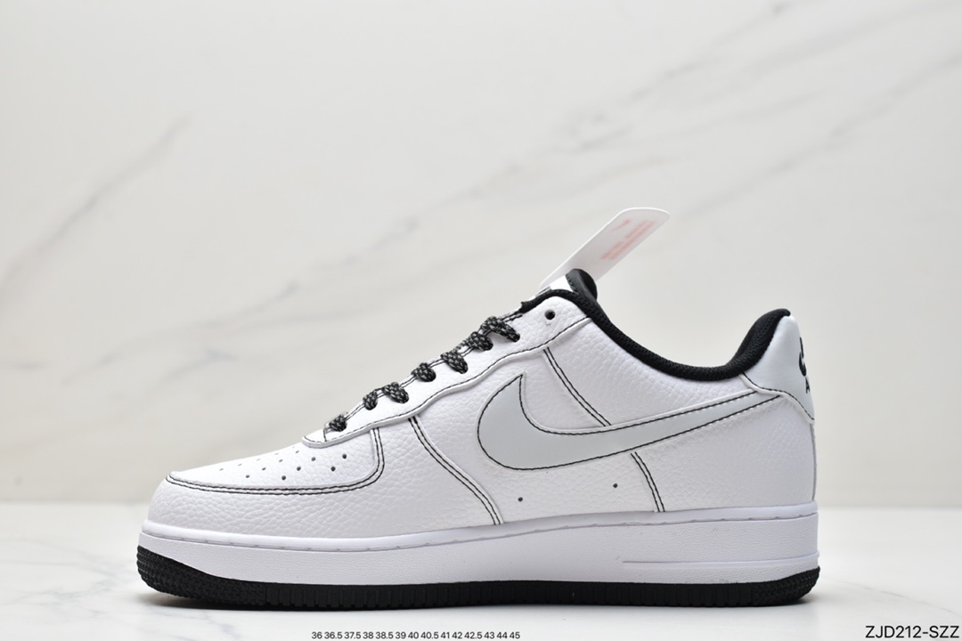 240 耐克Nike Air Force1 空军一号 白蓝低帮休闲板鞋 GU6936-599