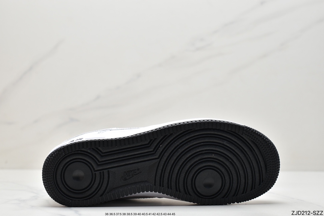 240 耐克Nike Air Force1 空军一号 白蓝低帮休闲板鞋 GU6936-599