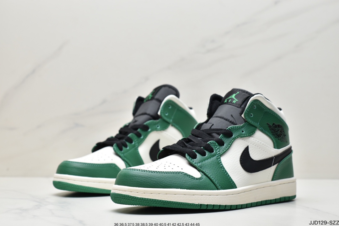 130 耐克Air Jordan 1 Mid AJ1乔1中帮文化篮球鞋男女鞋7孔 554724