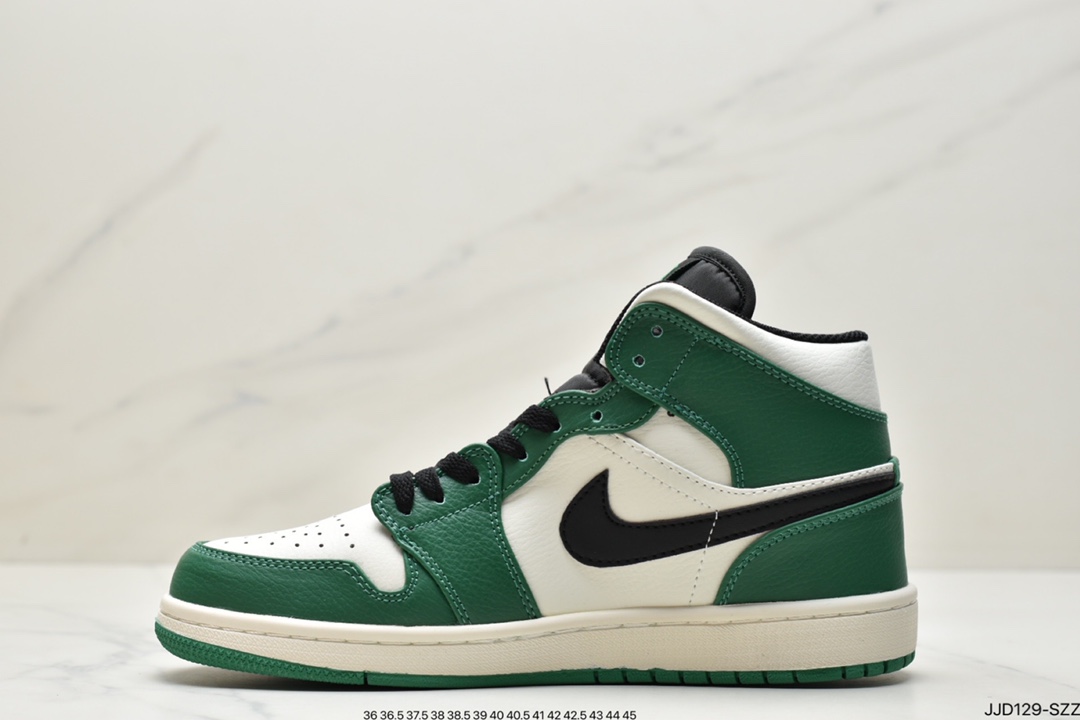 130 耐克Air Jordan 1 Mid AJ1乔1中帮文化篮球鞋男女鞋7孔 554724