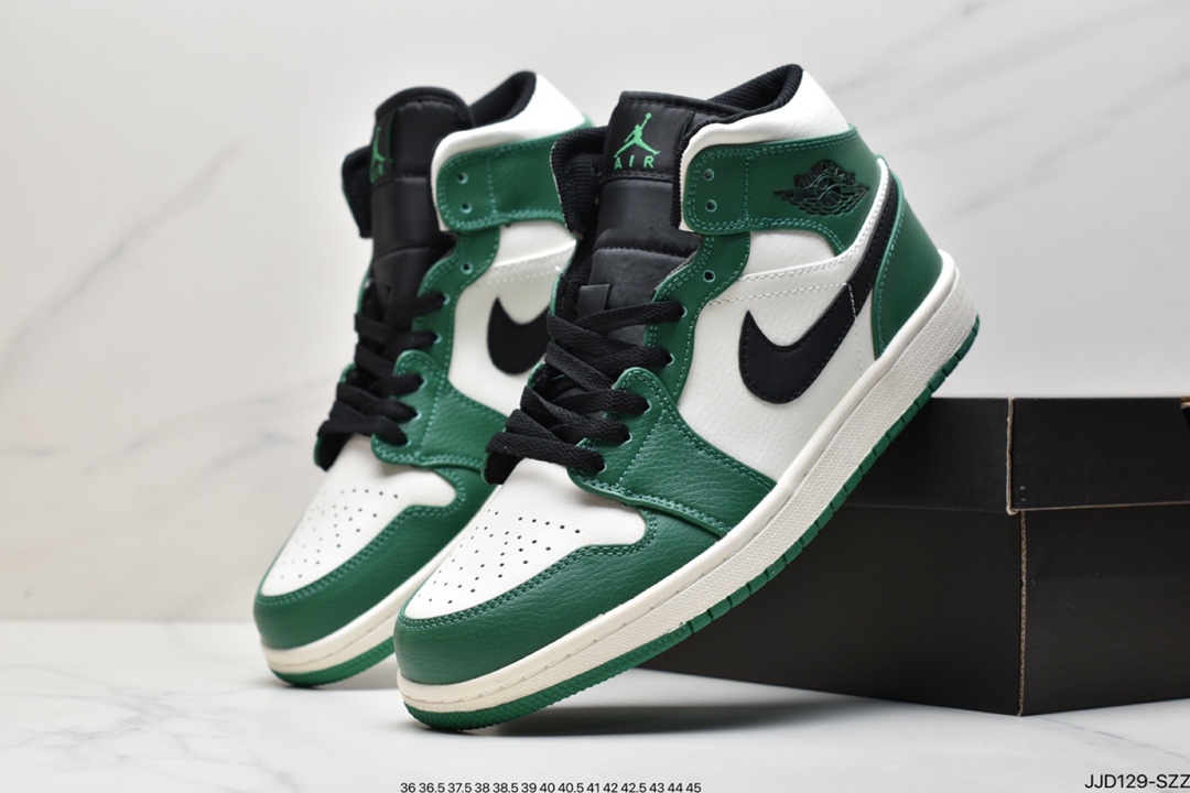 130 耐克Air Jordan 1 Mid AJ1乔1中帮文化篮球鞋男女鞋7孔 554724