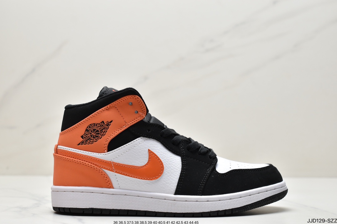 130 耐克Air Jordan 1 Mid AJ1乔1中帮文化篮球鞋男女鞋7孔 554724