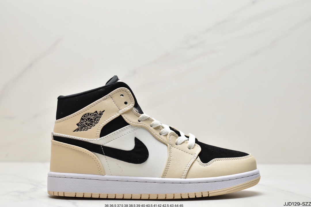 130 耐克Air Jordan 1 Mid AJ1乔1中帮文化篮球鞋男女鞋7孔 554724